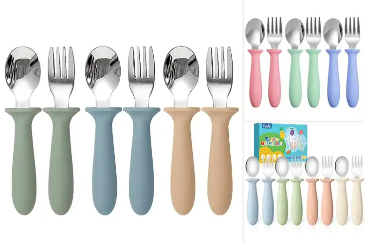 Detailed view of Best Toddler Utensils Sets