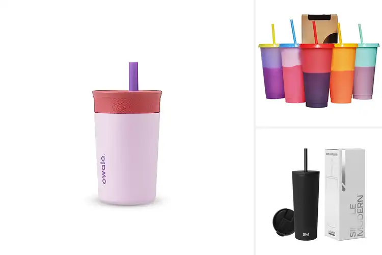 Detailed view of 10 Best Tumblers With Straws: Spill-Free Family Fun