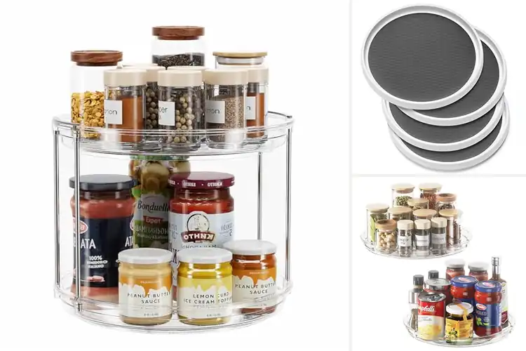 Detailed view of Best Turntable Racks for Pantries