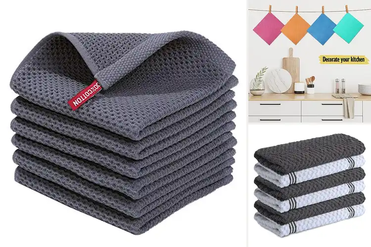Detailed view of 10 Best Ultra Absorbent Dish Towels for Fast Drying