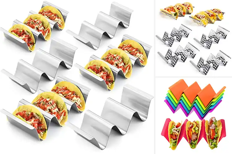Detailed view of Best Upright Taco Shell Stands