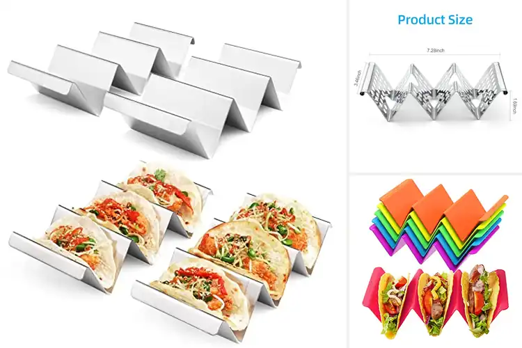 Detailed view of Best Upright Taco Stands For Neat Presentation