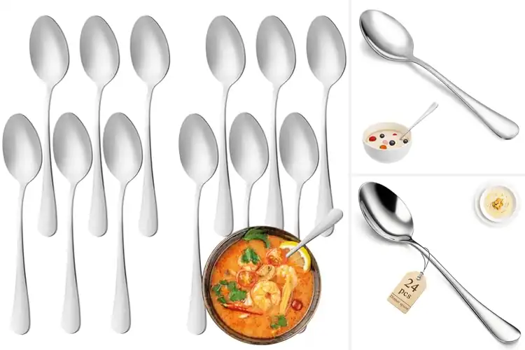 Detailed view of Best Value Dinner Spoon Sets