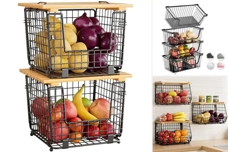 Detailed view of Best Vegetable Baskets: Top 10 Stylish & Space-Saving Picks
