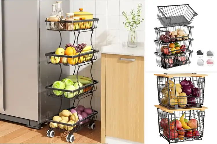 Detailed view of Best Vegetable Storage Baskets