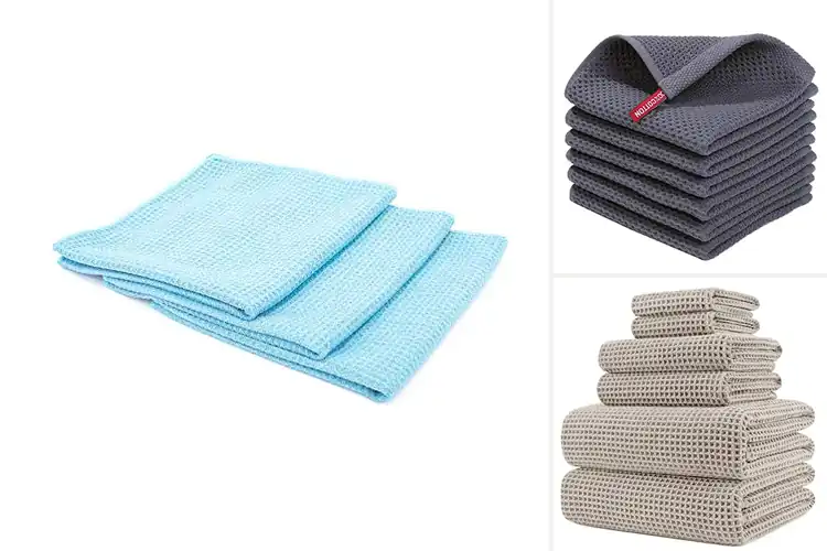 Detailed view of Best Waffle Weave Towels