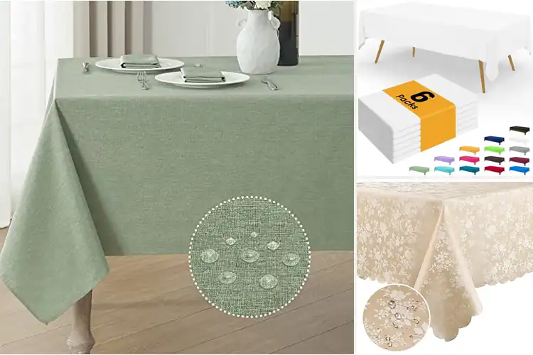 Detailed view of Best Waterproof Rectangle Tablecloths For Parties