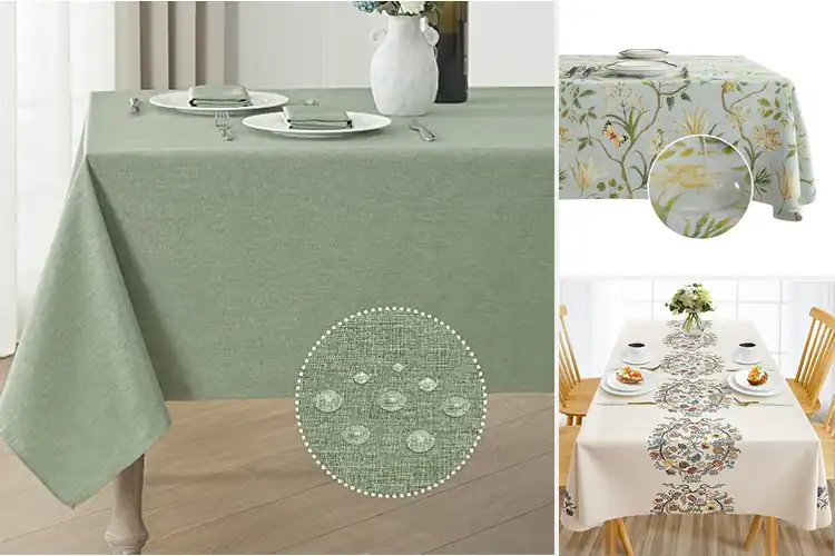 Detailed view of Best Waterproof Table Cloths For Spills