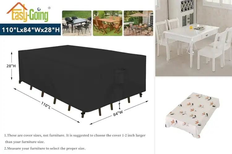 Detailed view of 10 Best Waterproof Table Cover: Ultimate Rain Protection