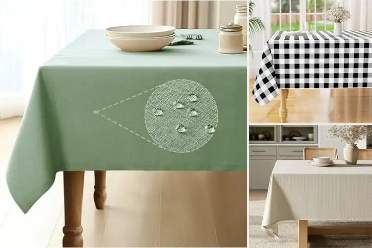 Detailed view of 10 Best Waterproof Tablecloths to Keep Your Dining Area Clean