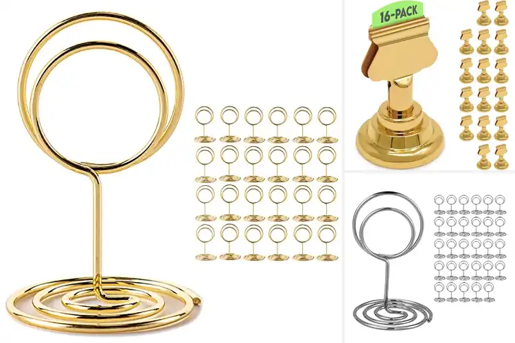 Detailed view of 10 Best Wedding Table Card Holders – Stay Organized & Chic