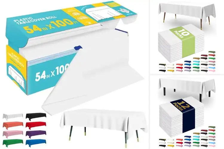 Detailed view of 10 Best Wedding Table Coverings: Stunning & Simple