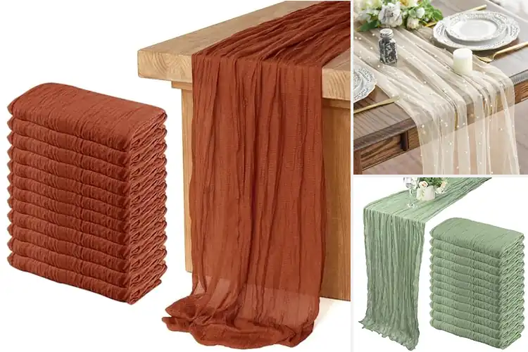 Detailed view of 10 Best Wedding Table Runners to Wow Your Guests