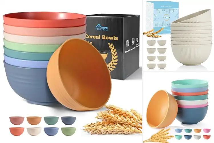 Detailed view of Best Wheat Straw Cereal Bowls