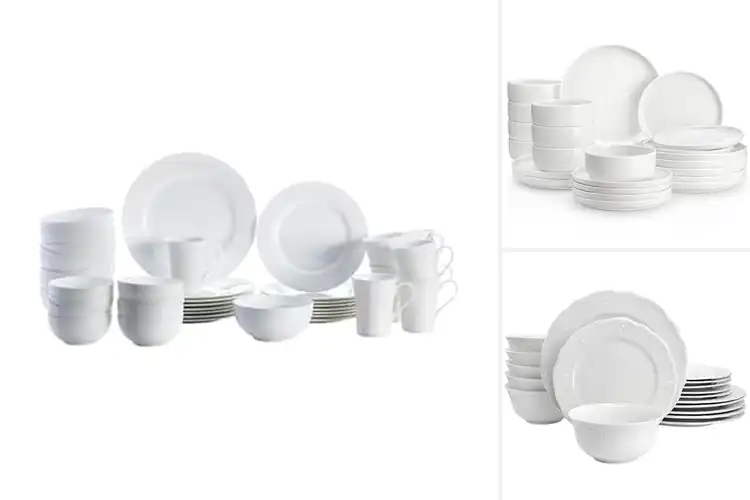 Detailed view of Best White Classic Dinnerware For Mix And Match