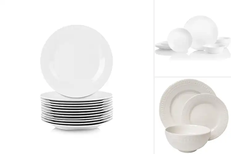 Detailed view of Best White Round Dinnerware