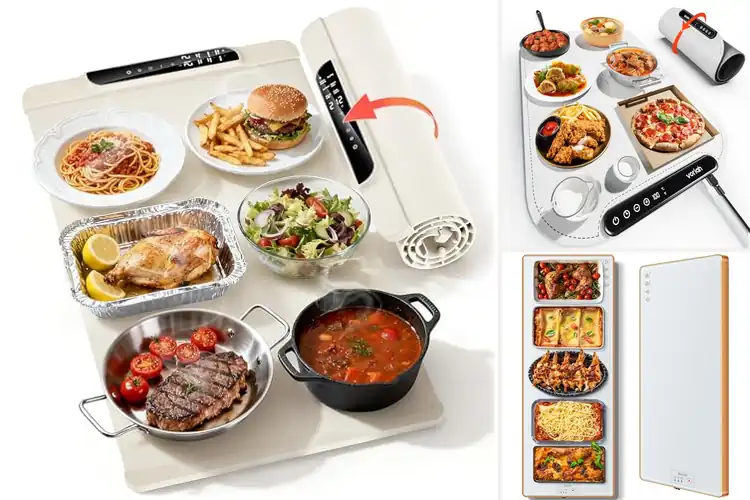 Detailed view of Best White Warming Mat For Food