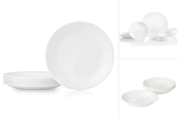 Detailed view of Best Winter Frost White Dinnerware